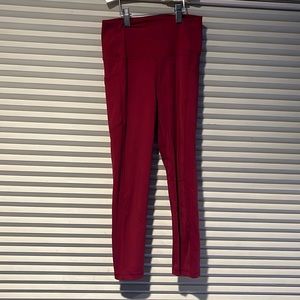 ZYIA Red Pocket Brilliant Hi-Rise Capri 20” Size 4